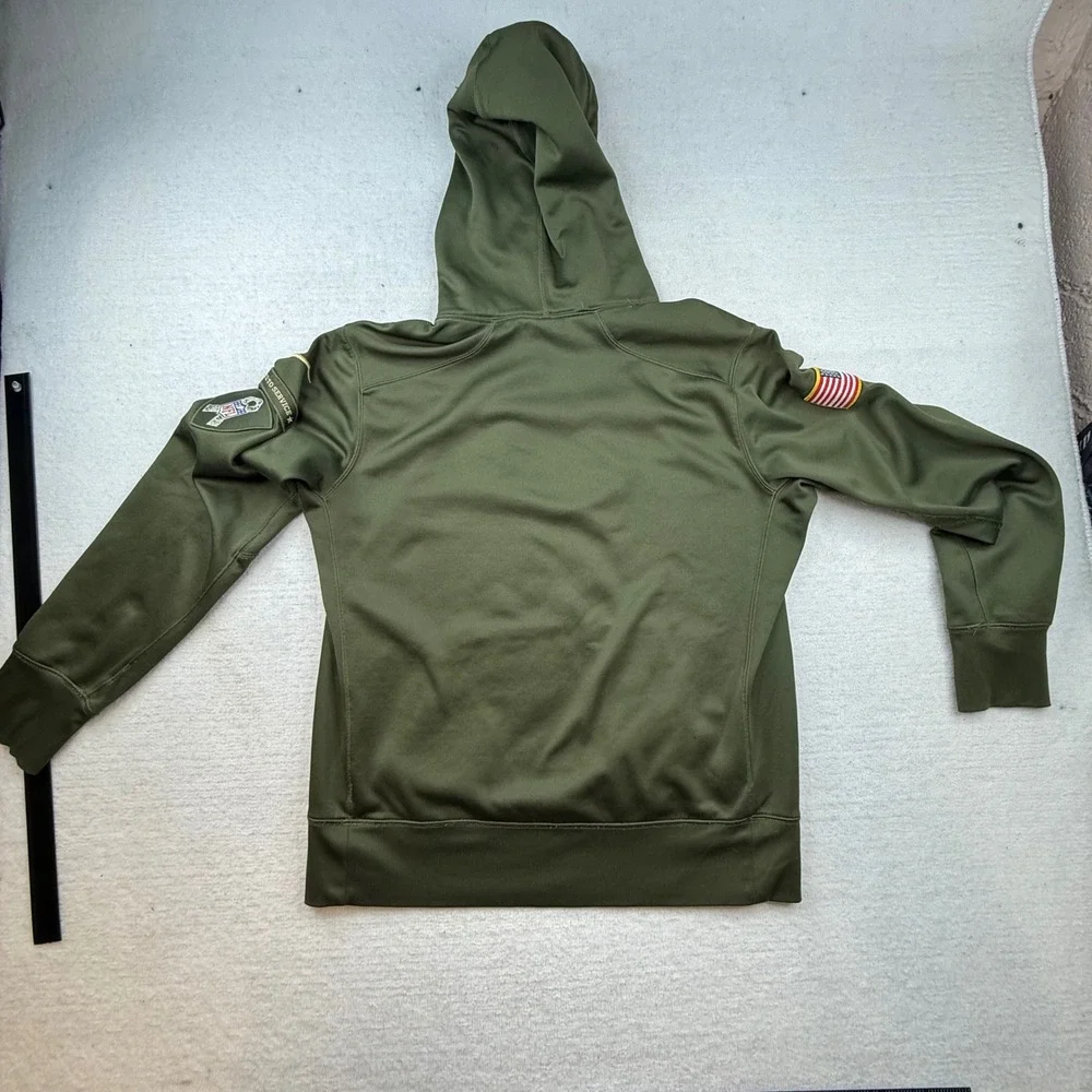 Nike NFL Detroit Lions Salute to Service limited RARE Hoodie‎ Green Men's large